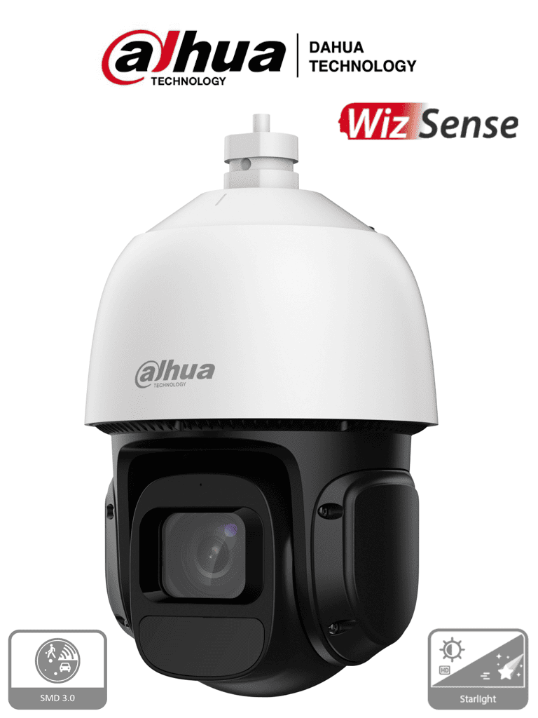 DAHUA SD3D216NB-GNY - Camara IP PTZ de 2 Megapixeles/ WizSense/ 16x de Zoom Optico/ 80 Metros de IR/ Detección de Vehiculos y Humanos/ SMD 3.0/ IP66/ Smart H.265+/ Ranura para MicroSD/ WDR Real de 120 dB/ DAHUA SD3D216NB-GNY - Camara IP PTZ de 2 Megapixeles/ WizSense/ 16x de Zoom Optico/ 80 Metros de IR/ Detección de Vehiculos y Humanos/ SMD 3.0/ IP66/ Smart H.265+/ Ranura para MicroSD/ WDR Real de 120 dB/